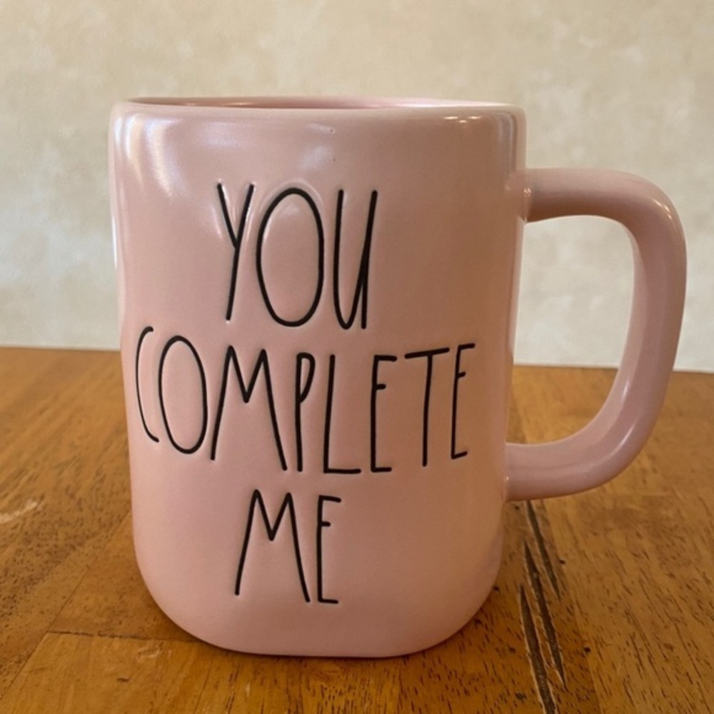 Rae Dunn YOU COMPLETE ME Ceramic Coffee Mug BRAND NEW!!